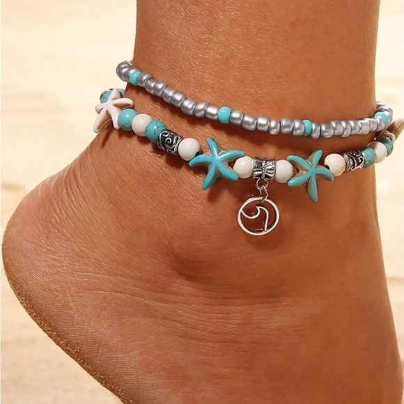 Boho Style Beach Ankle Bracelet - Picture 1 of 4